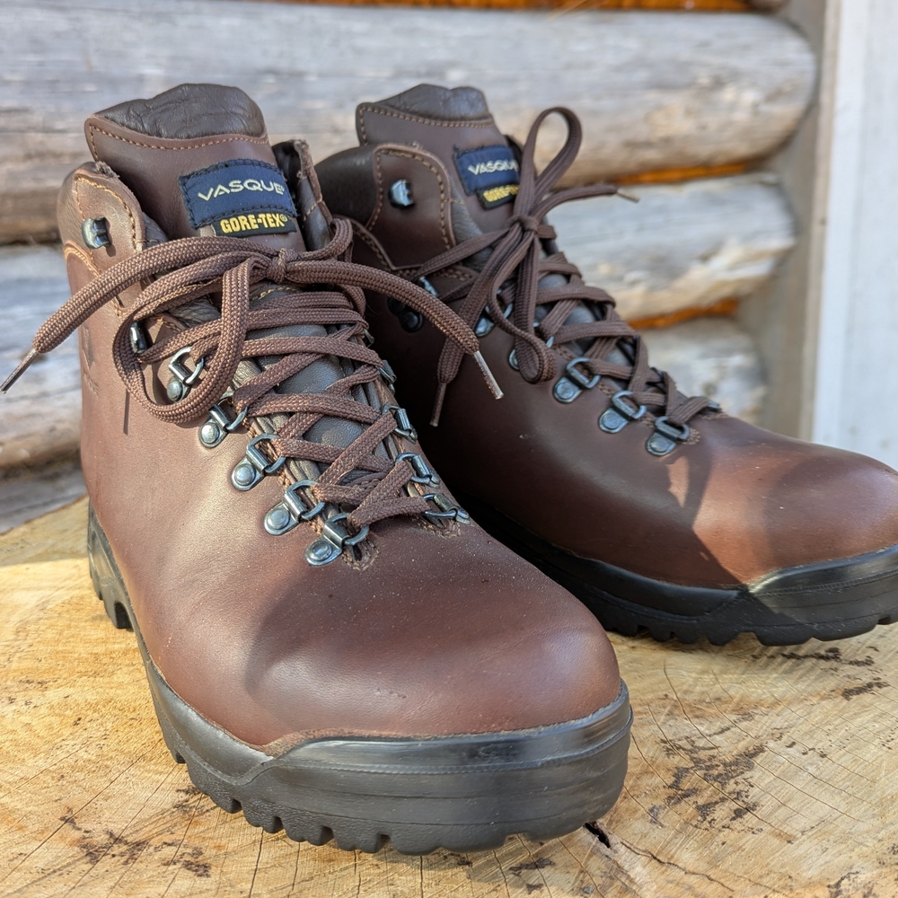 Vasque Skywalker Full Leather GTX Hiking Boots Made In Italy Men's 10.5 Euro 44